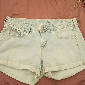 Denim shorts