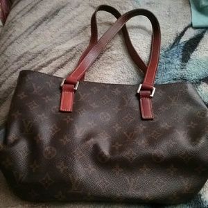Louis Vuitton zip up designer tote
