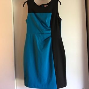 Colorblock Calvin Klein shift dress