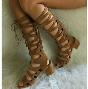 Steve Madden Gladiator Sandals Lace Up Coachella