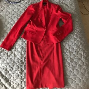 Red Skirt Suit