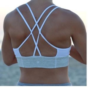 Lululemon White Superb Bra