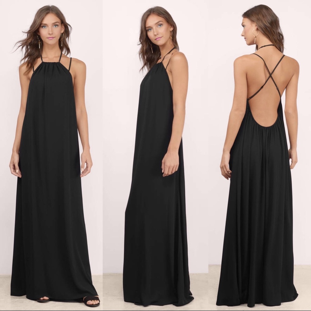 Black Soulmate Maxi Dress