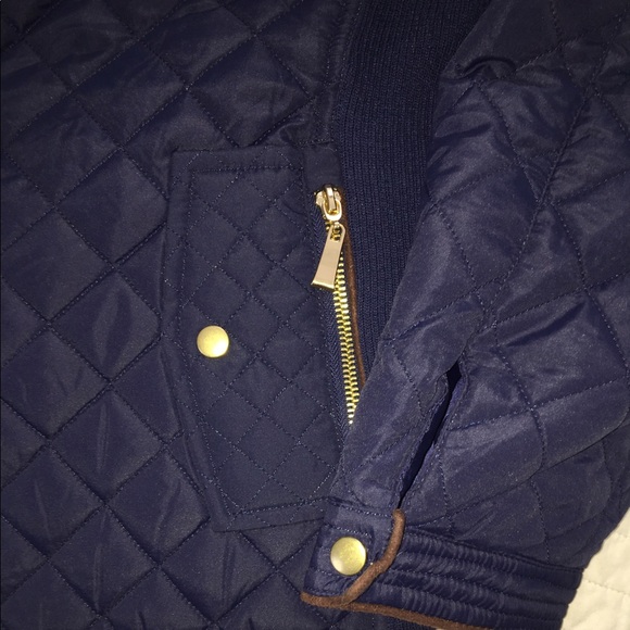 BNWT Active USA Blue Quilted Jacket - Picture 2 of 3