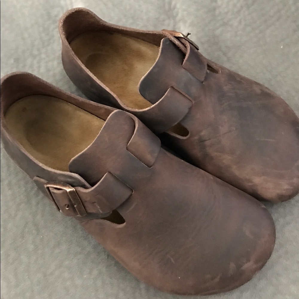 Birkenstock London Clogs- Habana Oiled Leather