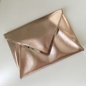 Rose Gold clutch