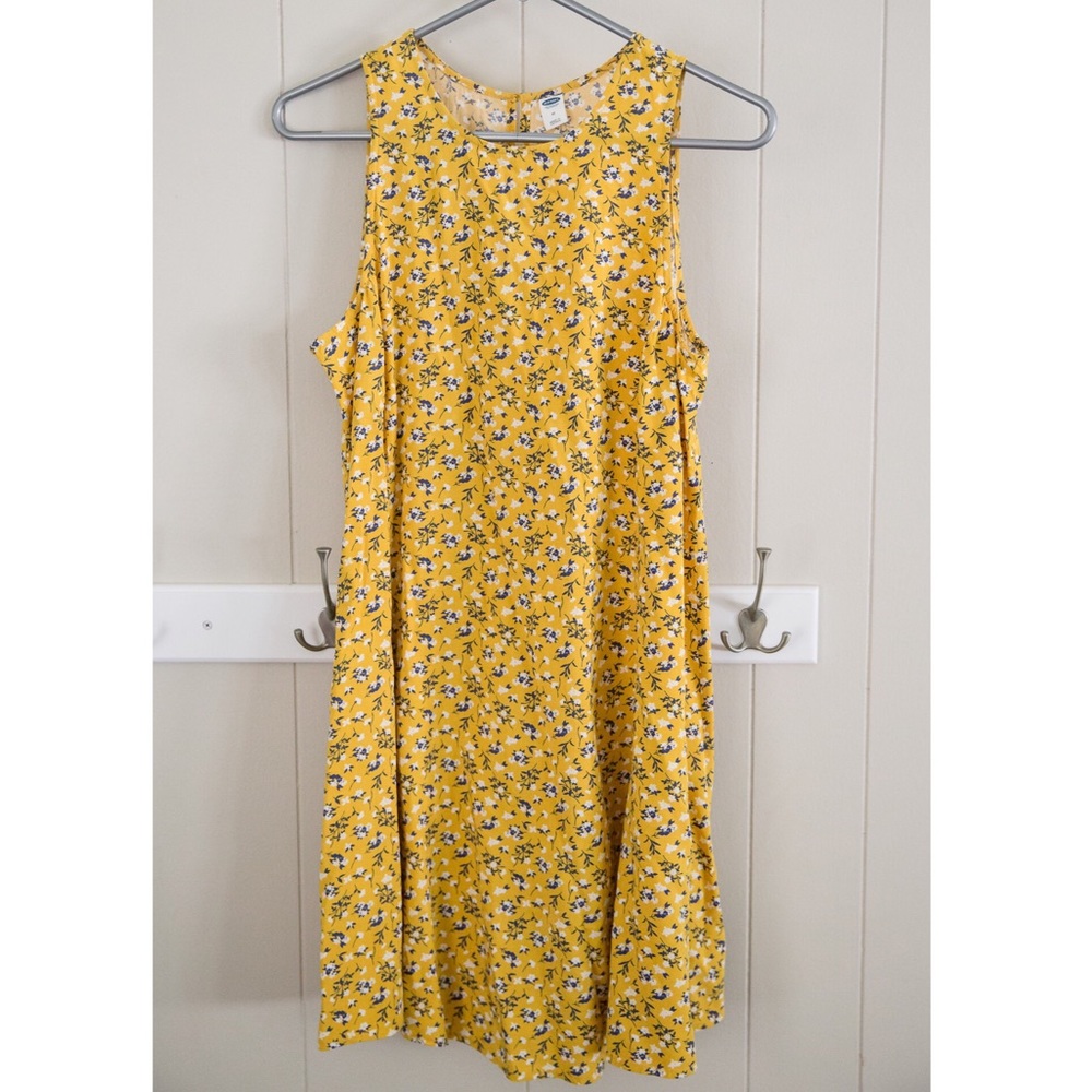 Mustard Yellow Swing Dress