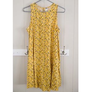 Mustard Yellow Swing Dress