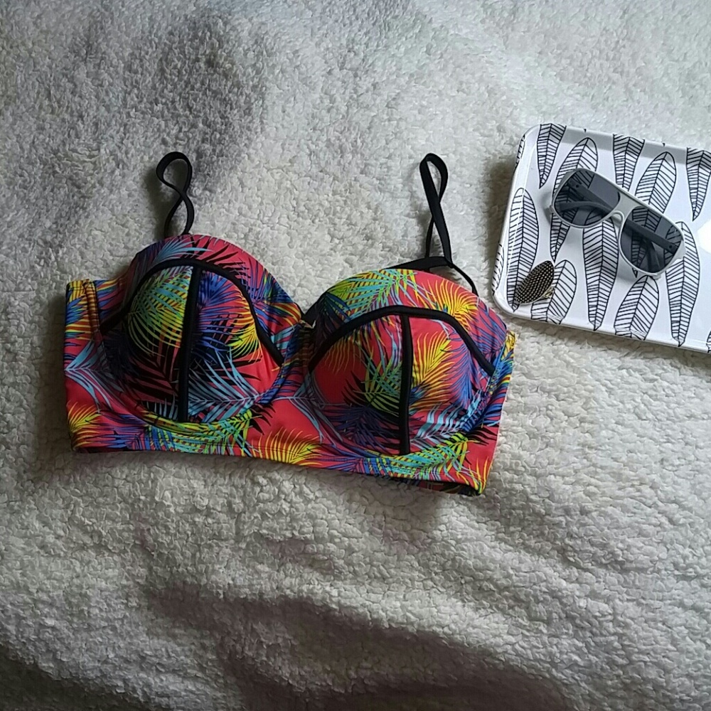 Tropical Bathing Suit Top