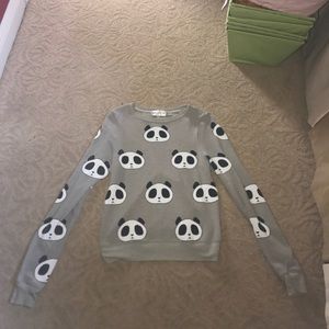 Wildfox panda sweatshirt NWOT