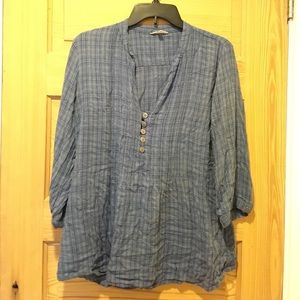 Blue Maurices Blouse XL