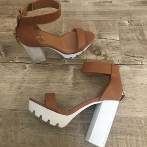 Qupid Platform Heels (Size 7)