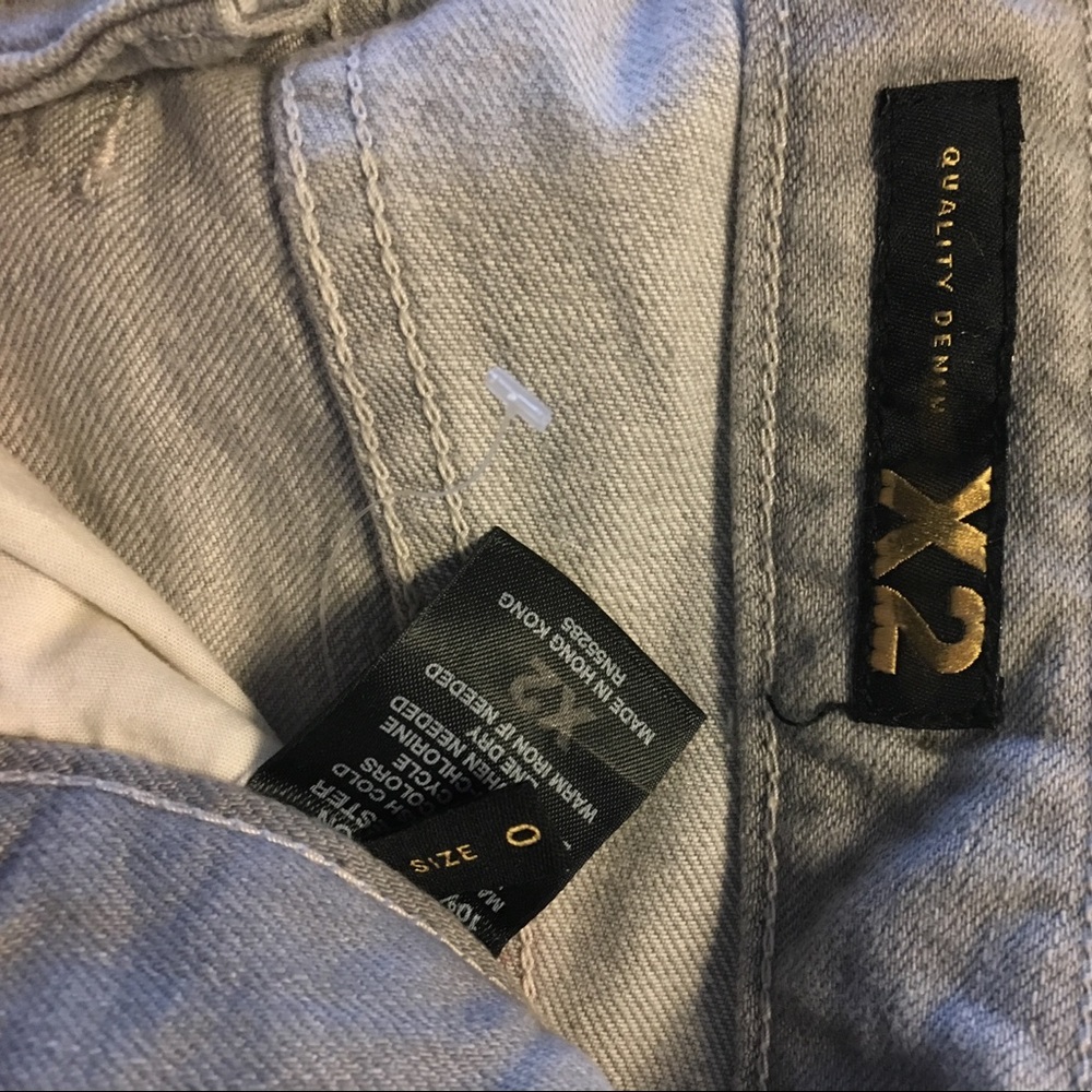 Grey Denim Jeans, sz 0, Stella boot cut EXPRESS