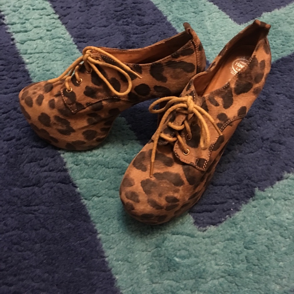 Leopard Jeffrey Campbell platforms