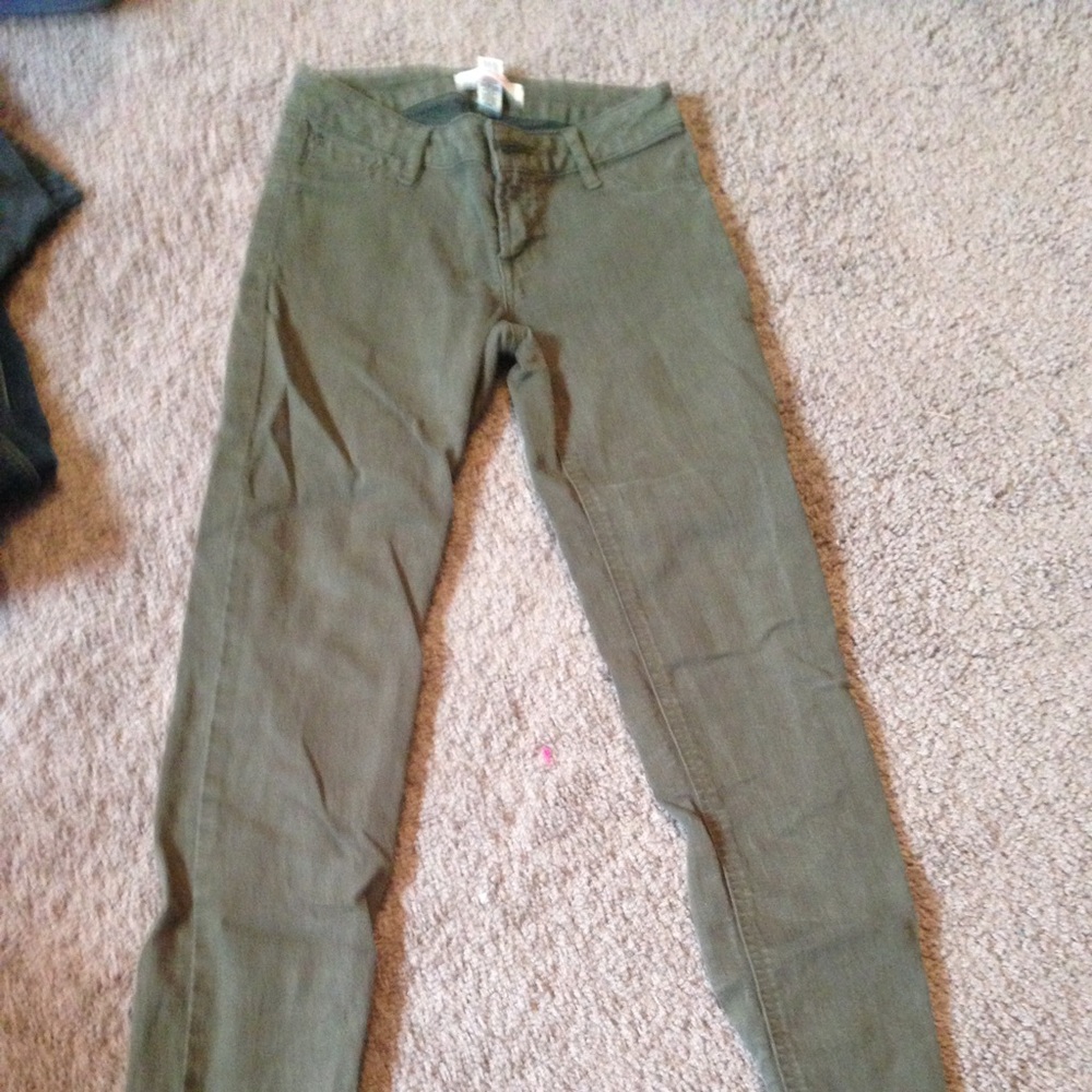 Army Green Jeggings