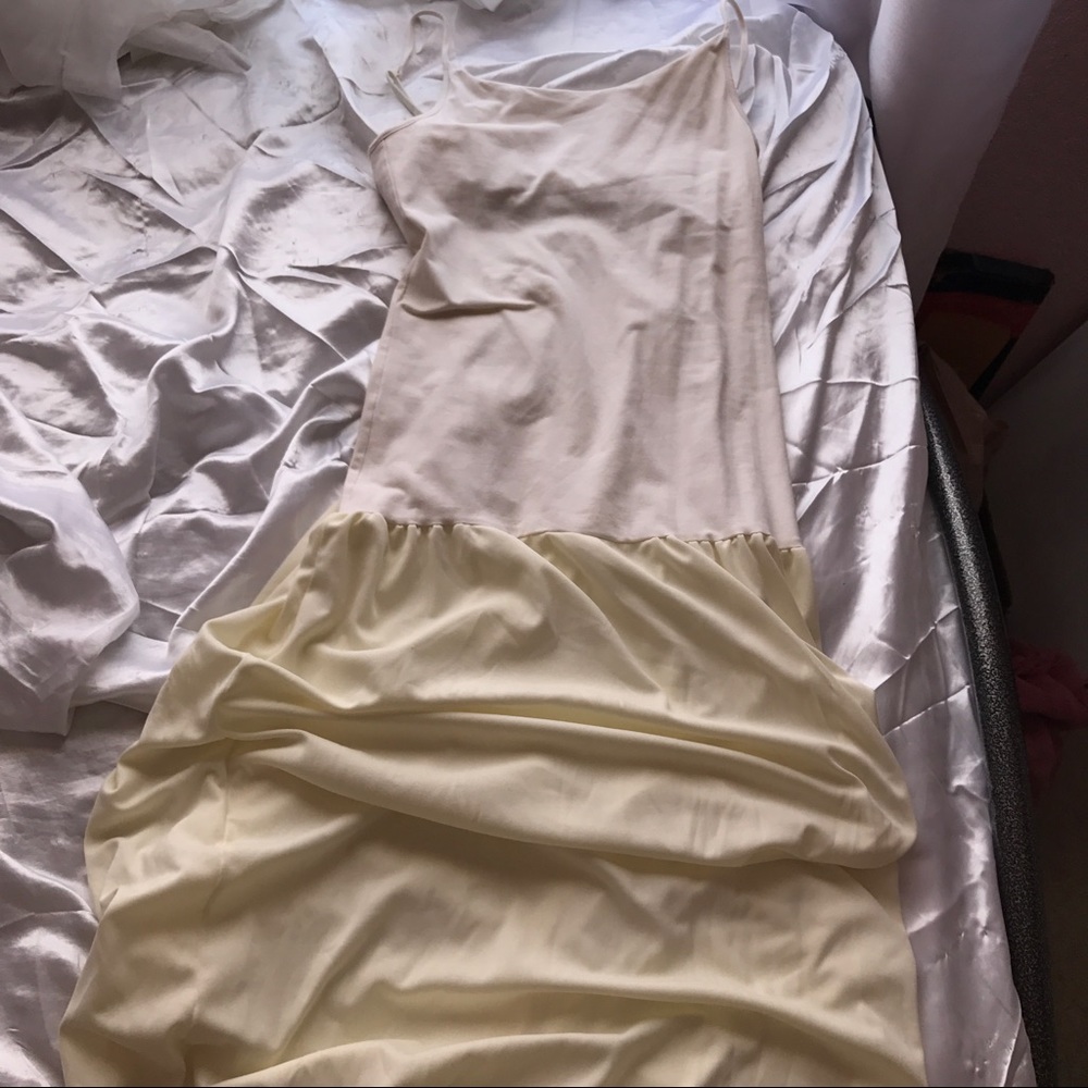 Vintage Oscar De La Renta ivory dress