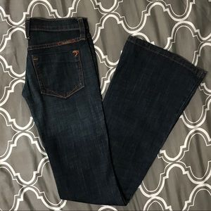 Frankie B dark flared leg jeans