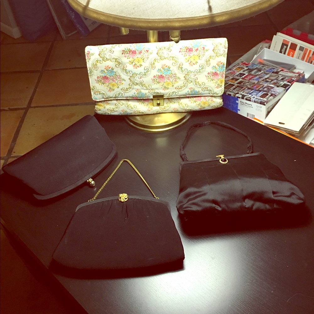 vintage clutch purses. 2 Harry Levine USA.