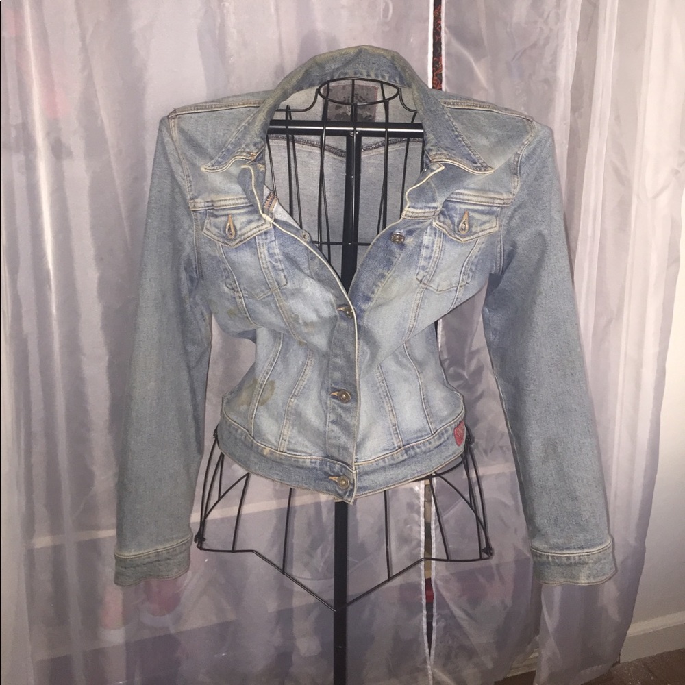 Cool classic denim jacket. Has small stain