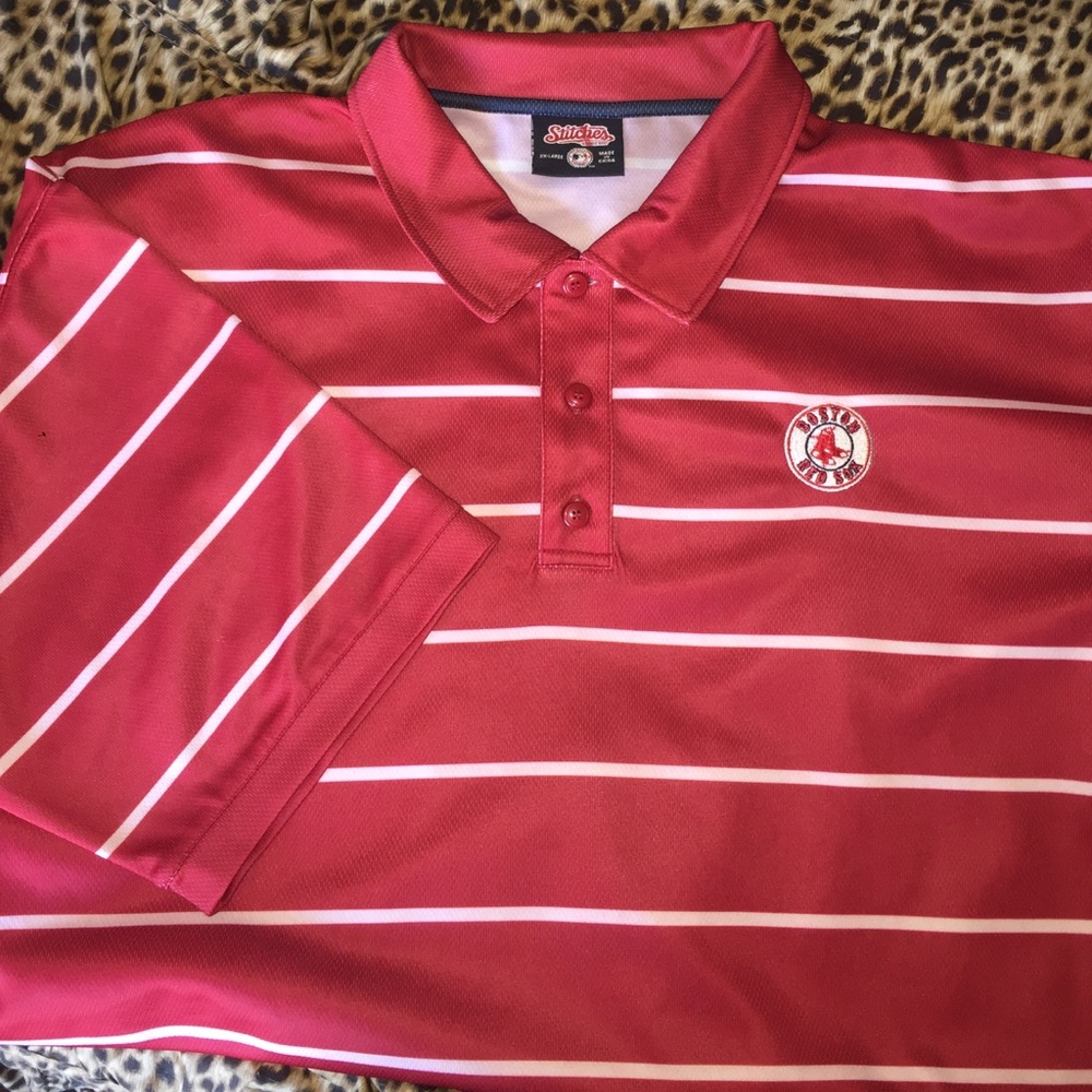 Boston Red Sox collared shirt 2XL