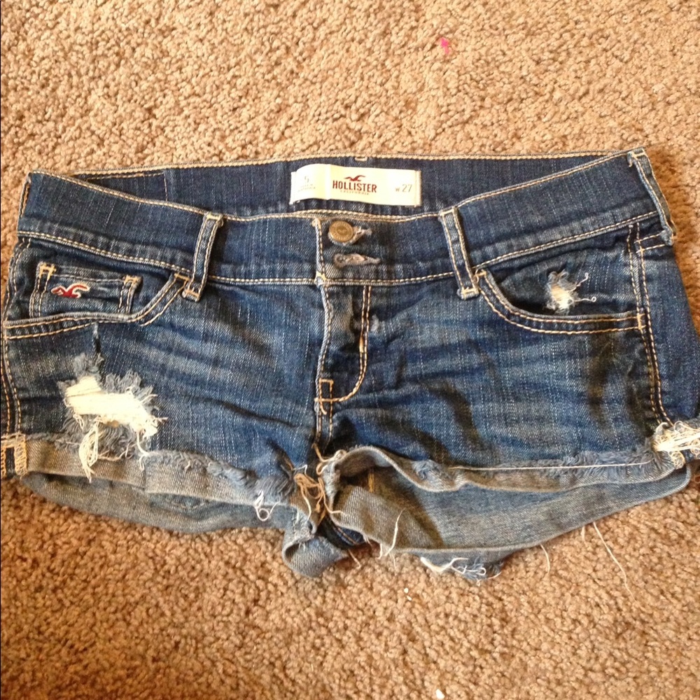 Denim Hollister Shorts