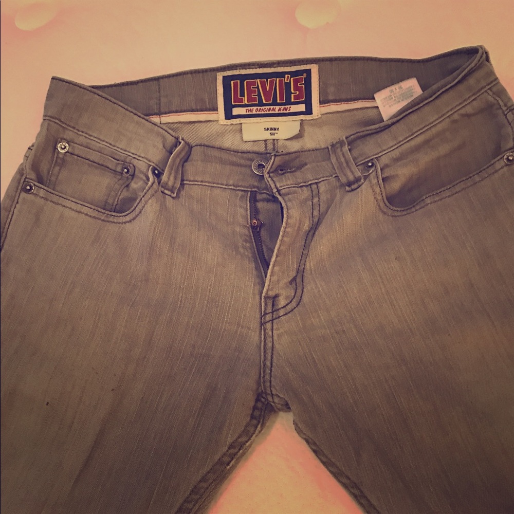 Gray 511 Levis skinny 30x30