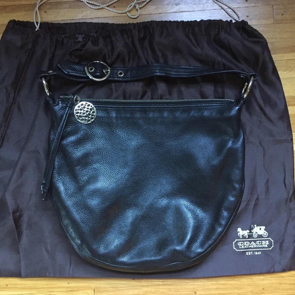 Coach Pebbled Leather Hobo