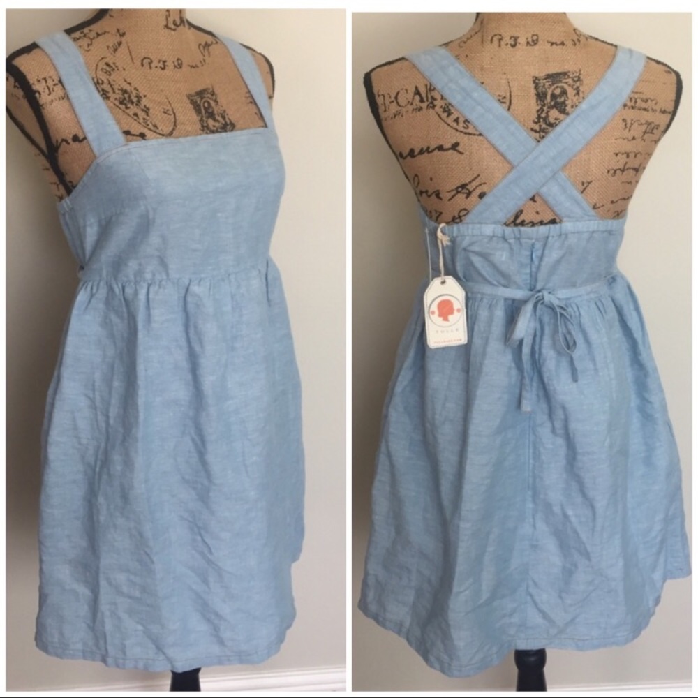 NWT Anthropologie chambray dress