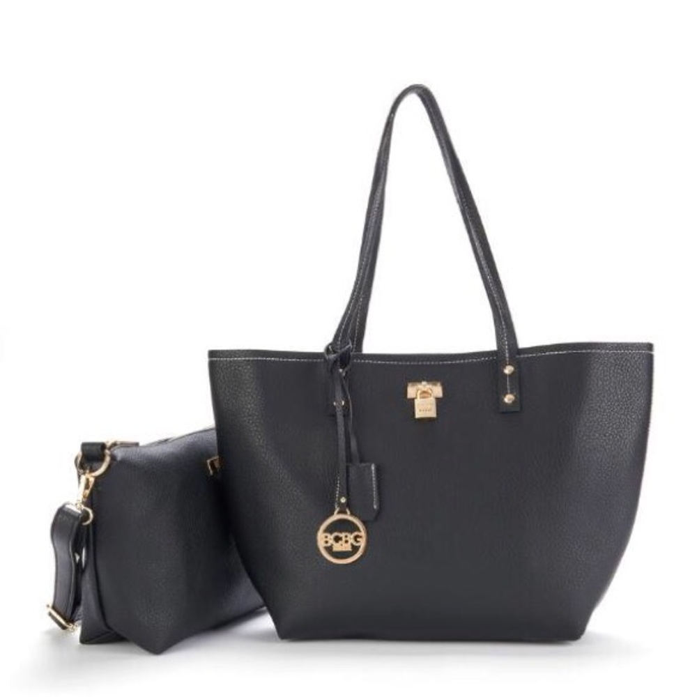 BCBG Paris reversible lock tote.
