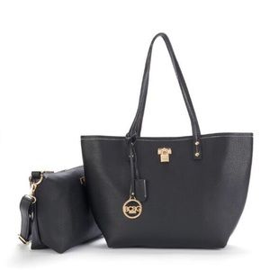 BCBG Paris reversible lock tote.