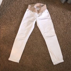 White Maternity Jeans