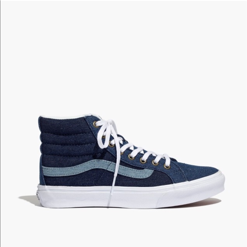 Madewell x Vans sk8-hi slim denim