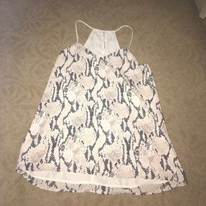 SNAKESKIN TANK TOP
