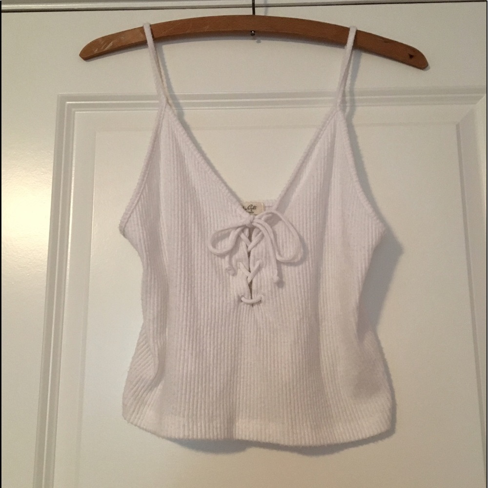 Brandy Lace-Up Tank Top