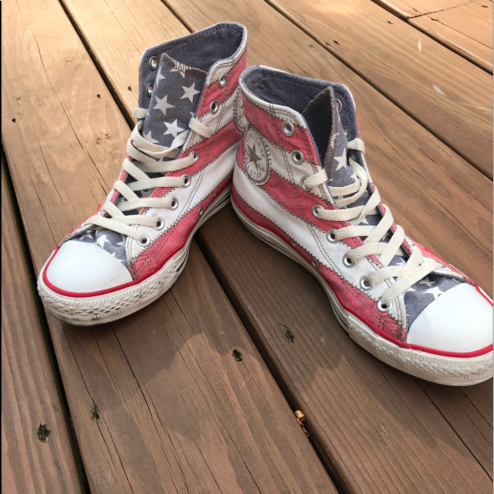 American Flag Converse