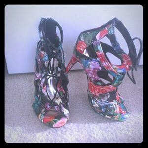 Floral heels