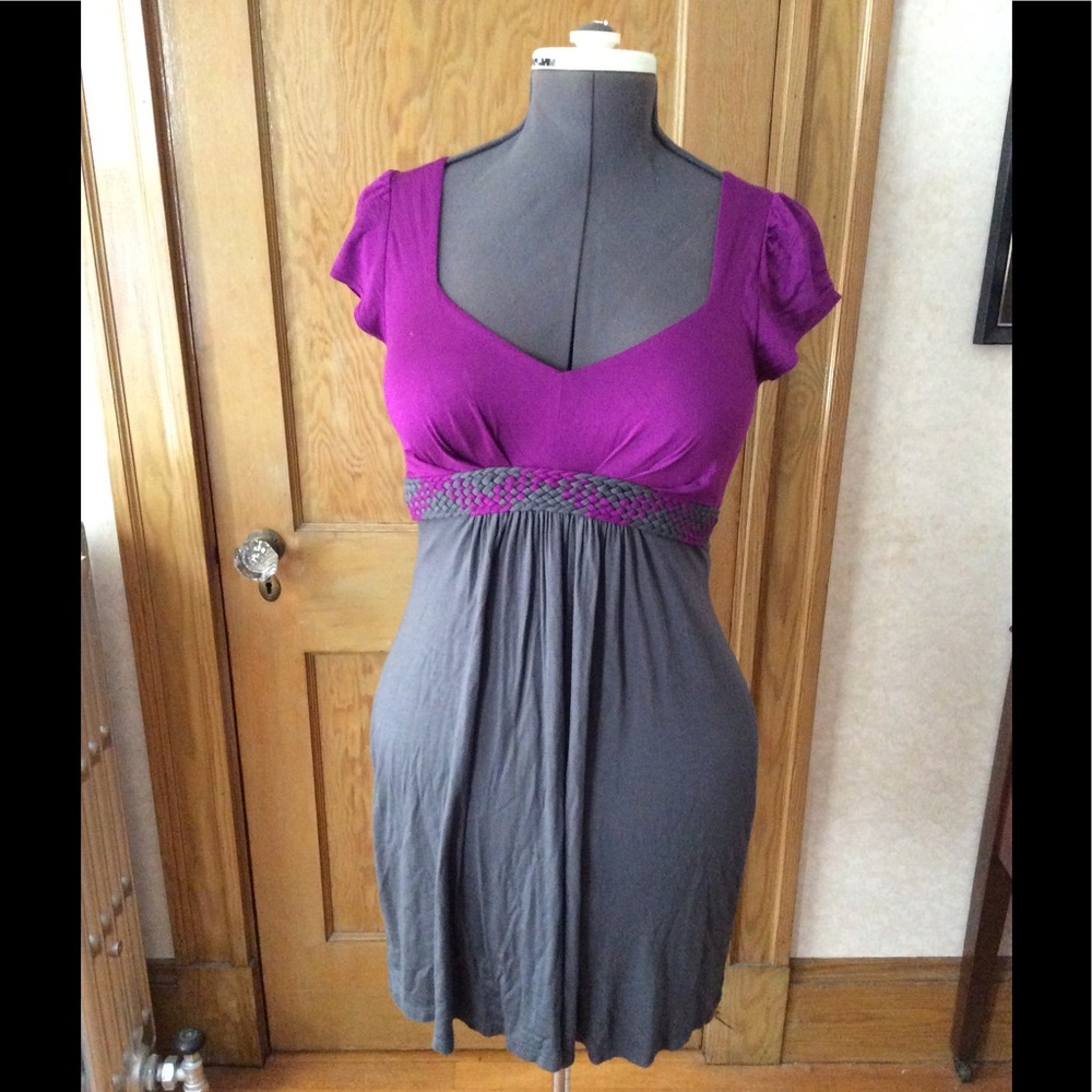 Braided Waist Jersey Dress
