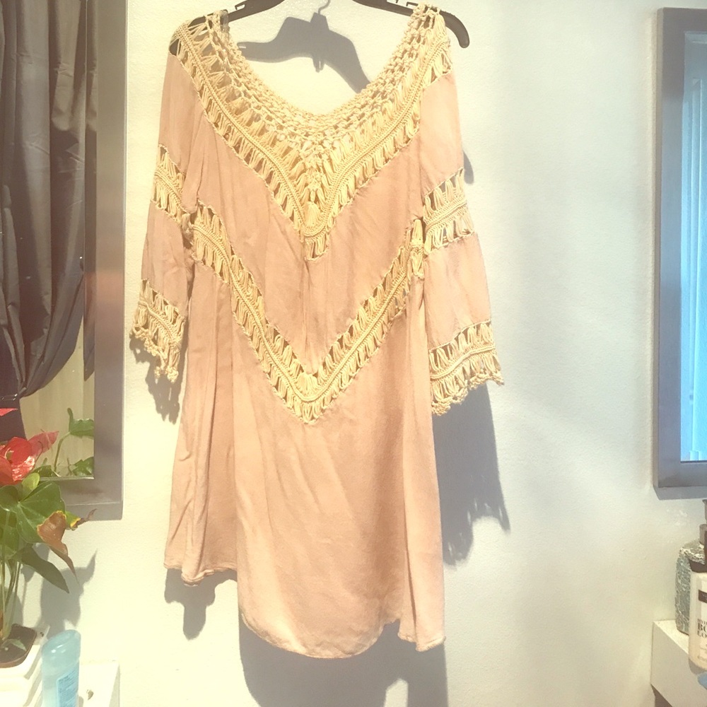 Beautiful taupe colored dress