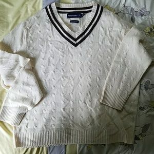 Ralph Lauren mens 100%wool v neck sweater