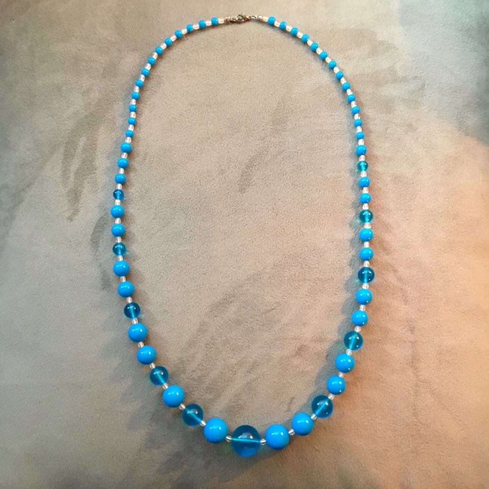 Blue bubble necklace! Excellent condition! - Picture 2 of 5