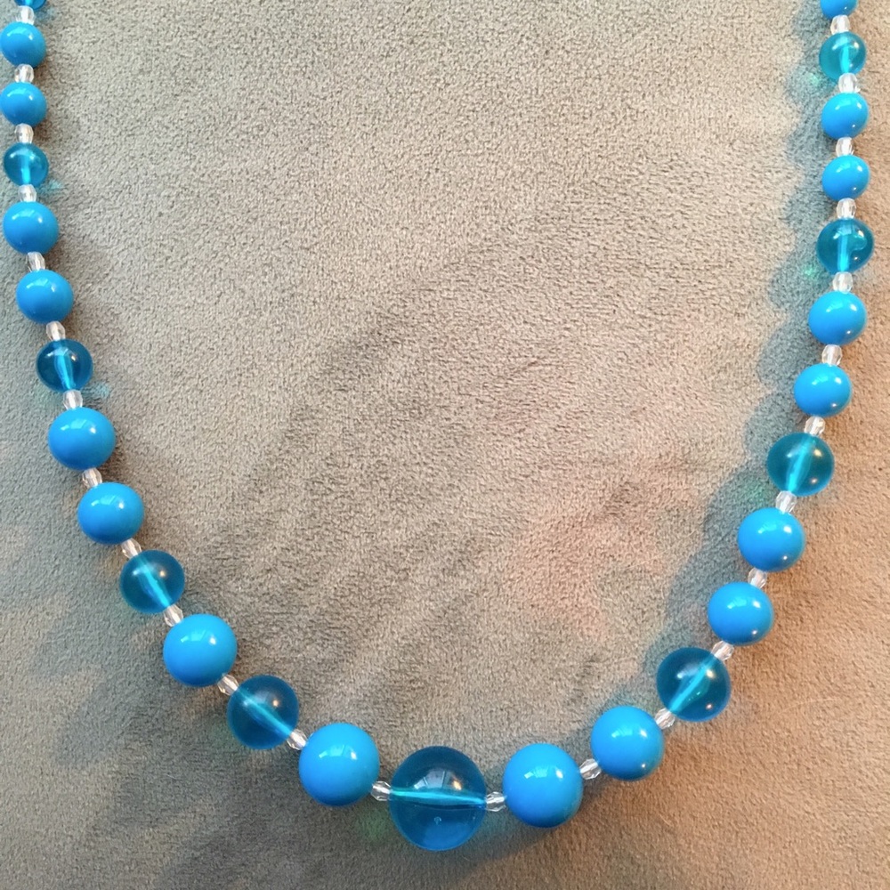 Blue bubble necklace! Excellent condition! - Picture 3 of 5