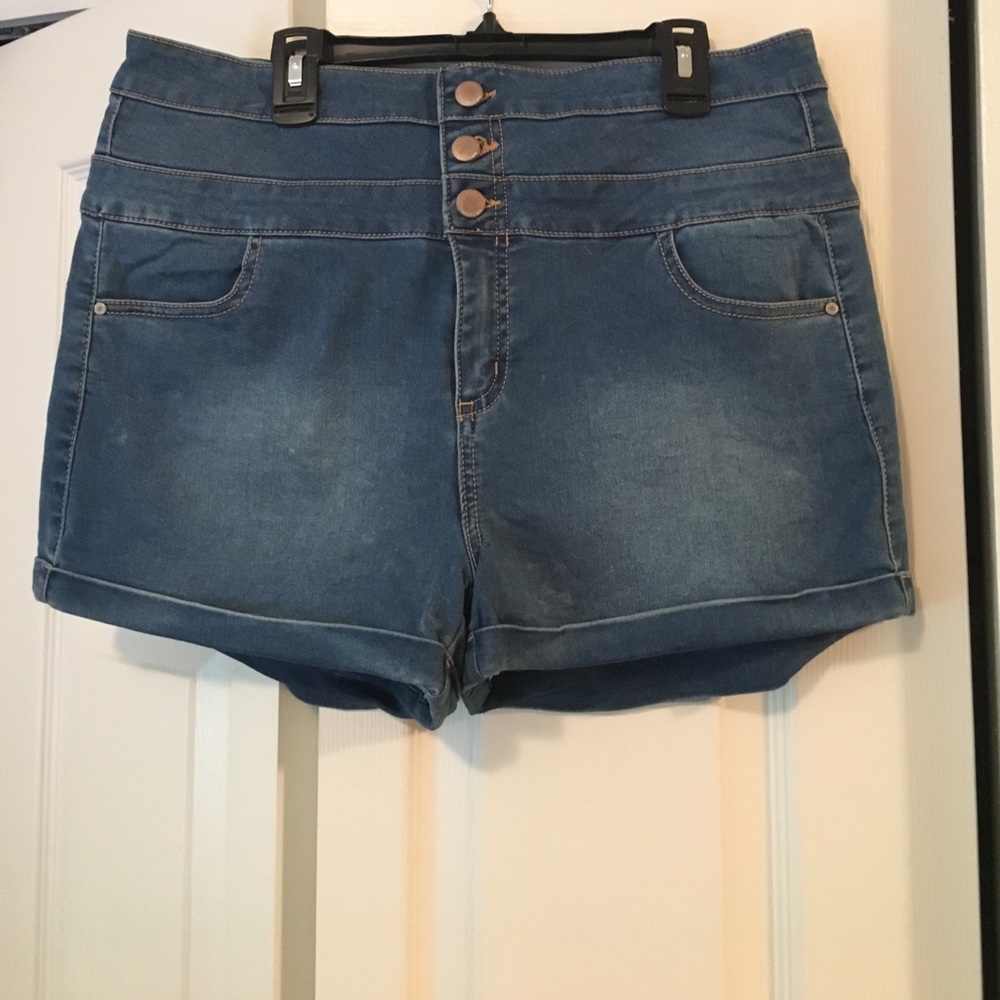 High waisted shorts