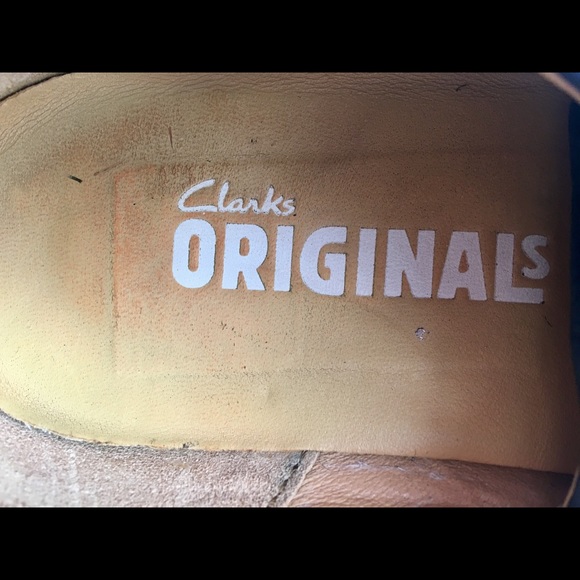 Navy Blue Clark's Genuine Leather Sneakers - Picture 4 of 4