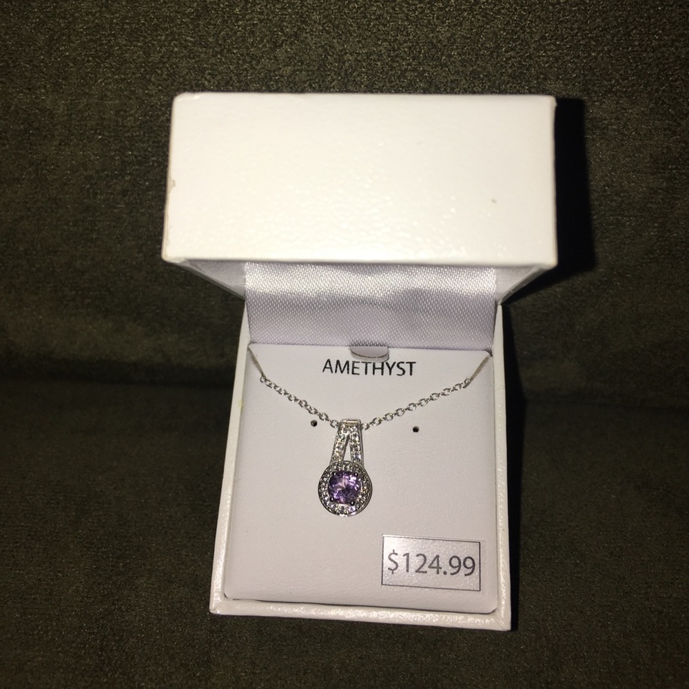 Genuine Amethyst Pendant