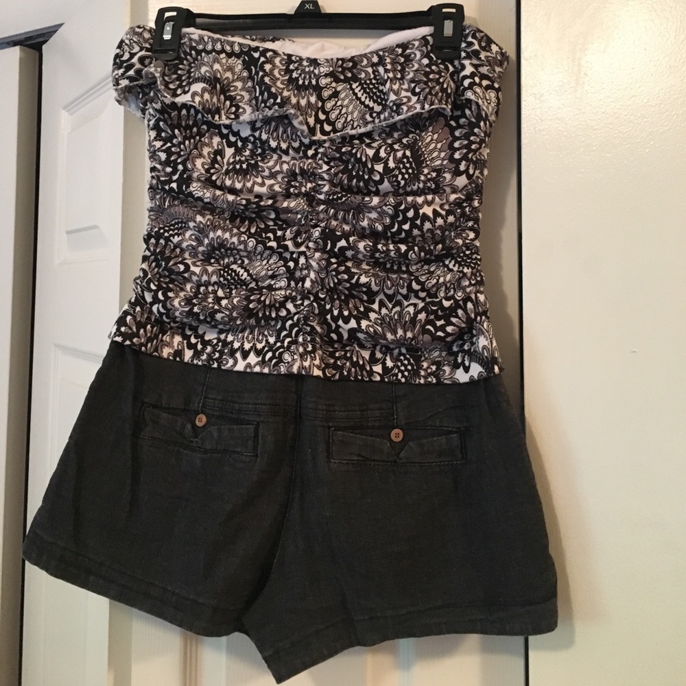 Strapless romper - Picture 2 of 2