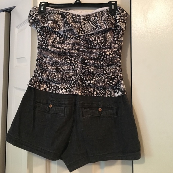 Strapless romper - Picture 2 of 2