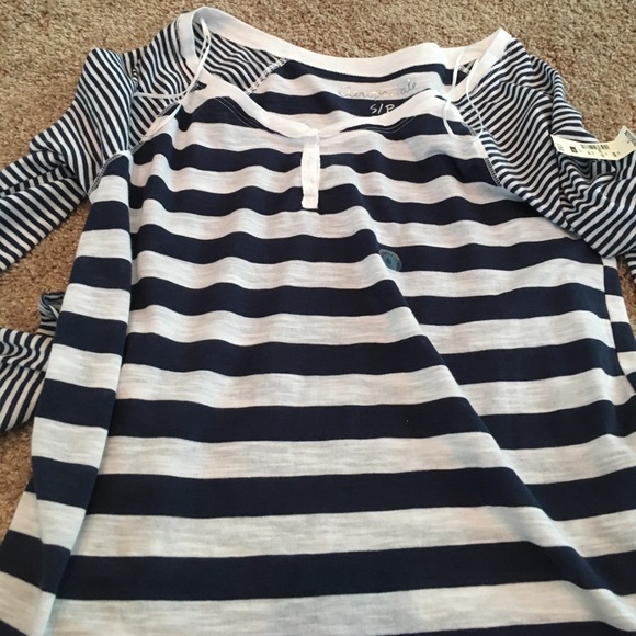 Striped Baseball Tee - Picture 2 of 6