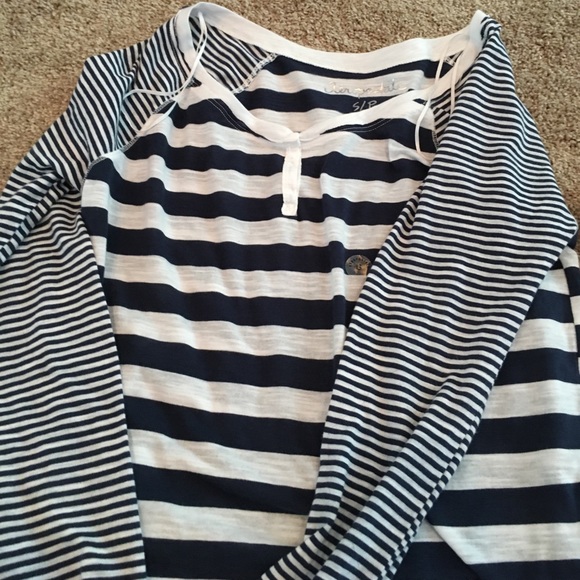 Striped Baseball Tee - Picture 4 of 6