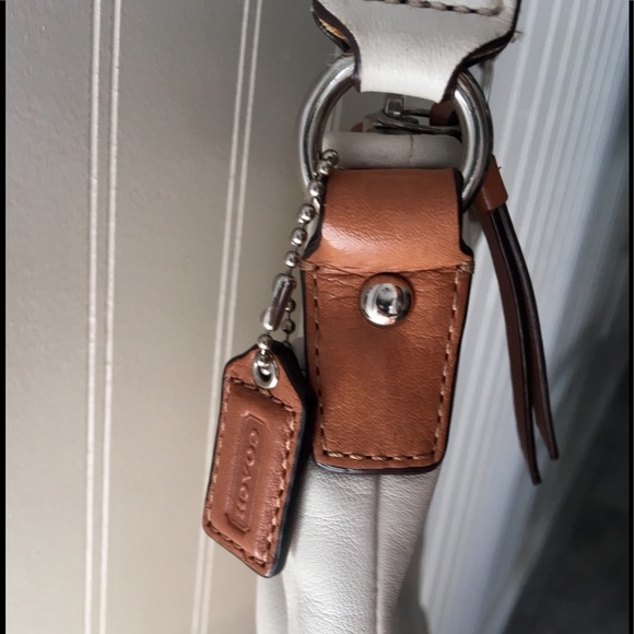 Coach Off-White Crossbody Satchel Bag - Picture 2 of 4