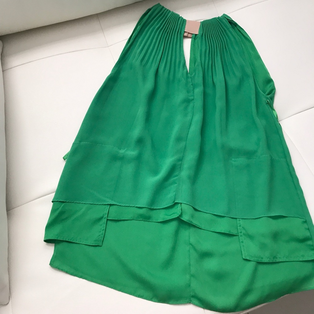 Green DVF top